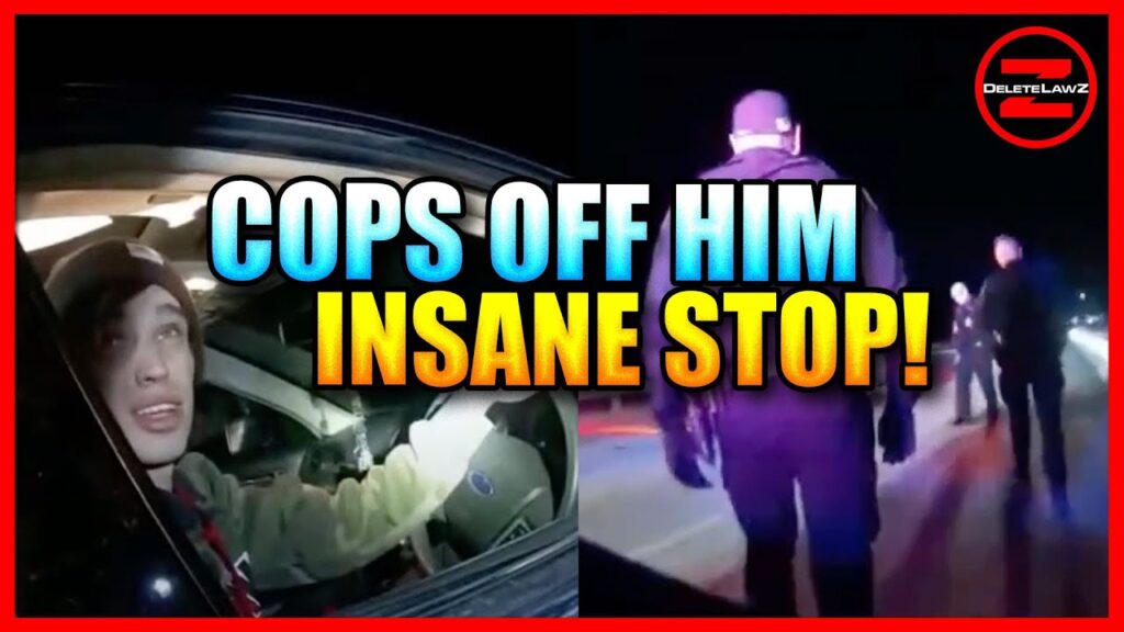 COPS OFF TEEN ON THE HIGHWAY AFTER HE FLED A TRAFFIC STOP!