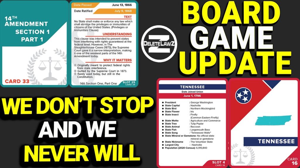 HELLO TEAM DLZ: BOARD GAME UPDATE & SOME COP VIDEOS