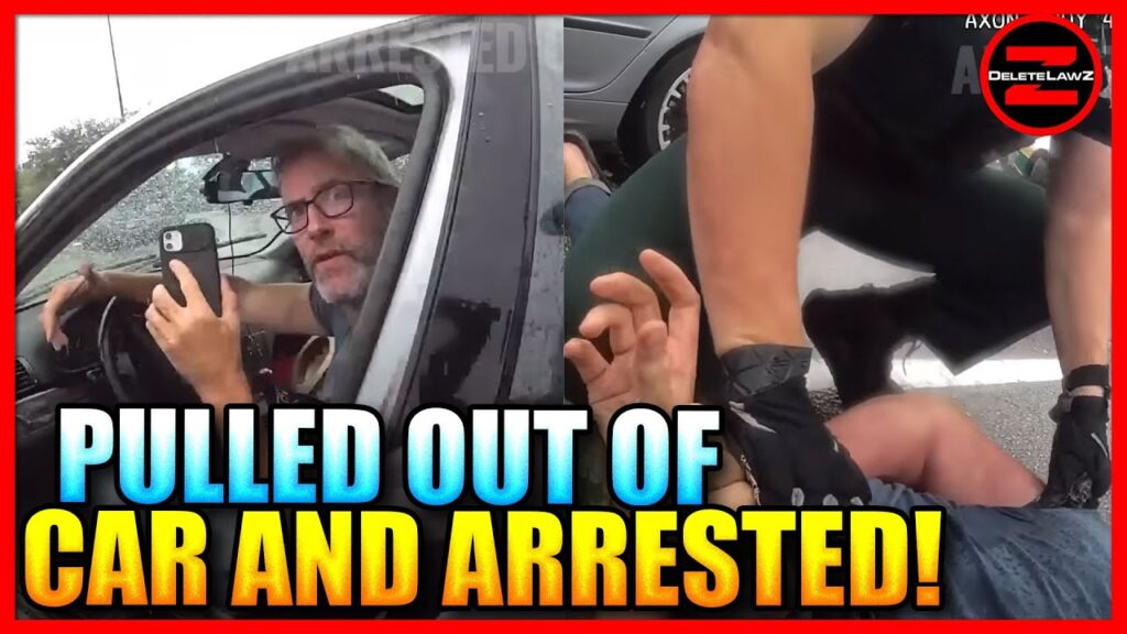 Cop Drags Man from Car and Kneels on His Back in Shocking Arrest with No Clear Cause!