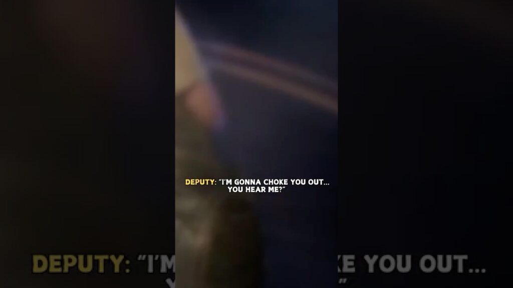 Motorcyclist Gets Choked to De@th at Traffic Stop #shorts