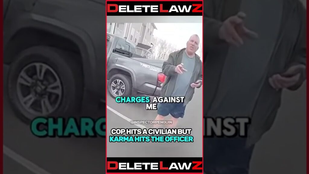 PSYCHO COP SUCKER P*NCHES MAN WHO WAS CHILLING IN HIS CAR!