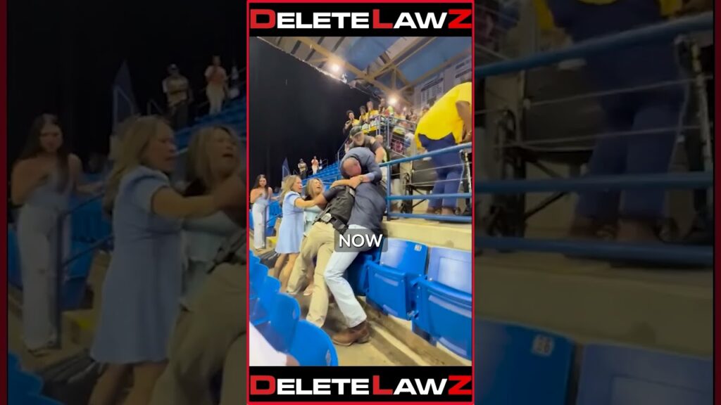 MAN WITH BABY IN HIS ARMS SUCKER P*NCHES COP!