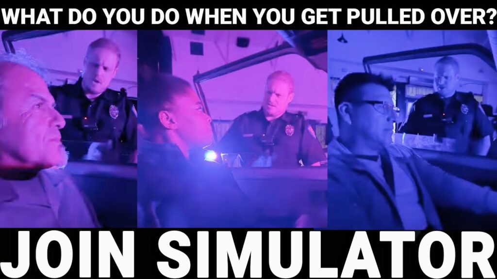 PULL-OVER SIMULATOR - WE SIMULATE BEING PULLED OVER - IF YOU'RE IN LA, YOU CAN COME IN