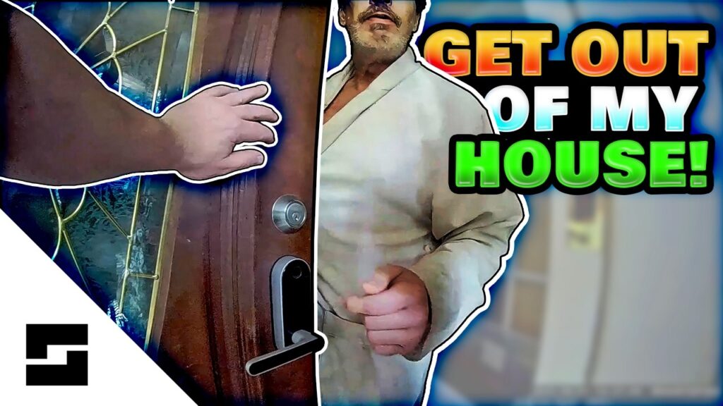Cops Try Forcing Their Way In - No Warrant, NO ENTRY