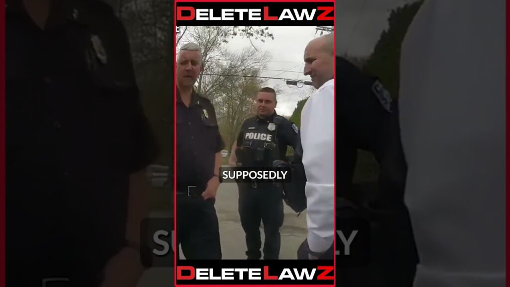 MAN ARRESTED FOR WALKING PAST COP CAR!