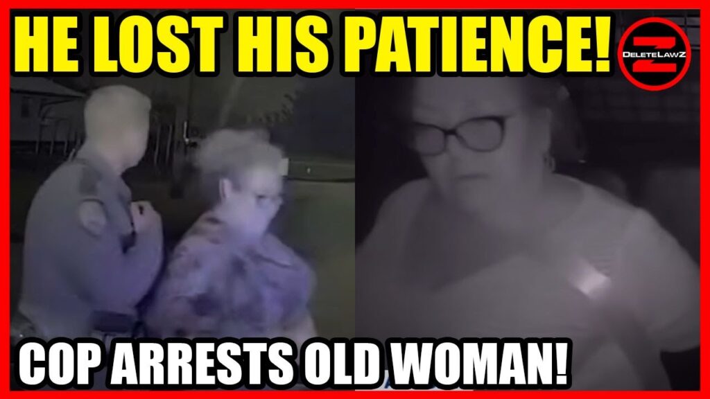 Elderly Woman Wrongfully Arrested — Cop Desperately Looks for a Charge!