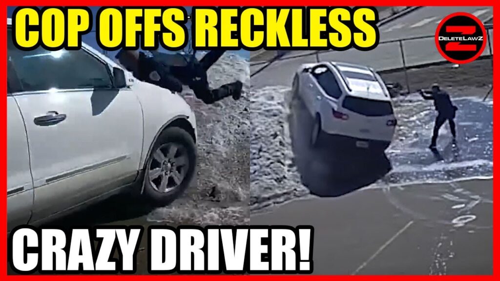 INSANE Driver Tries to Run Over Cop — Instantly Gets Sh*t!