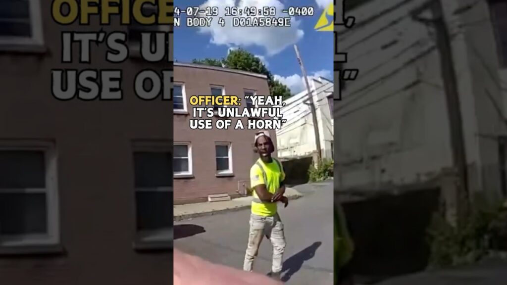 Arrested for Honking at Cop Car #shorts