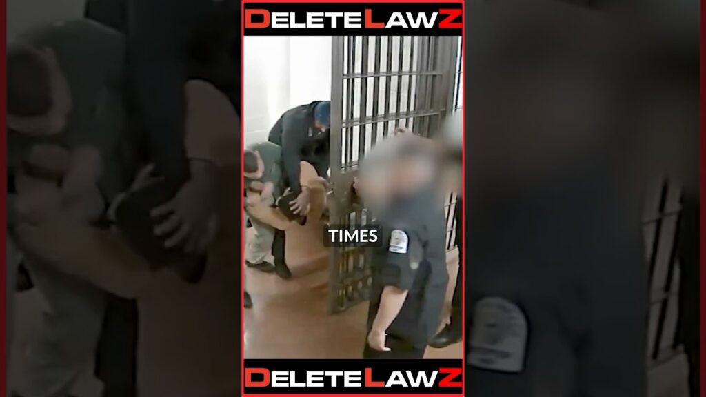 TWO COPS WATCH ANOTHER COP B**T MAN’S FACE IN!