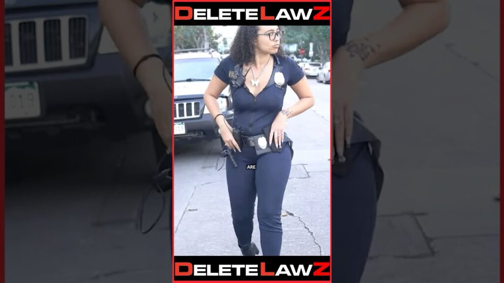 SCARED FEMALE COP GETS HER G*N TAKEN AWAY BY CRAZY MAN!