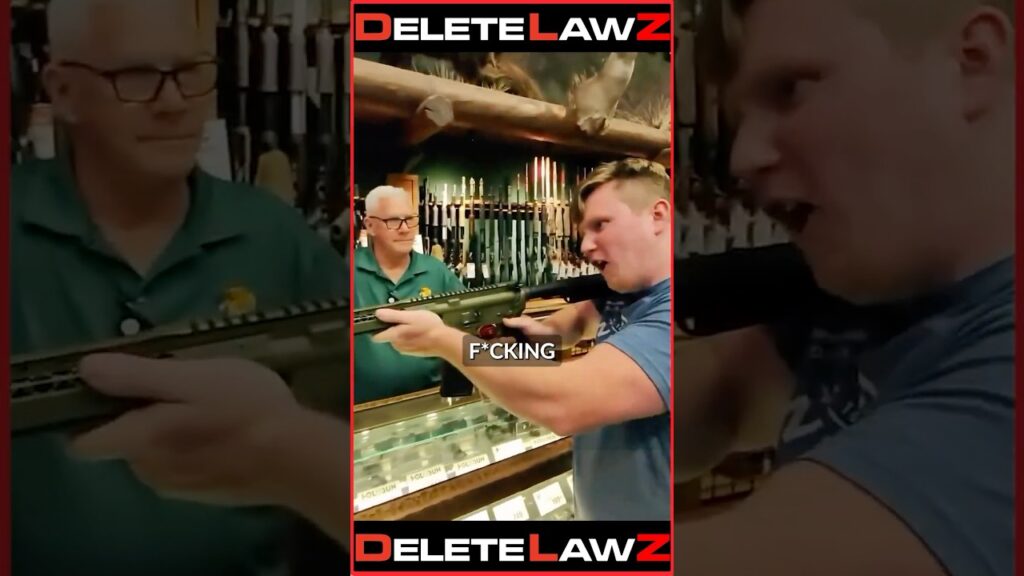 MAN IMITATES POLICE OFFICER IN BASS PRO SHOP!