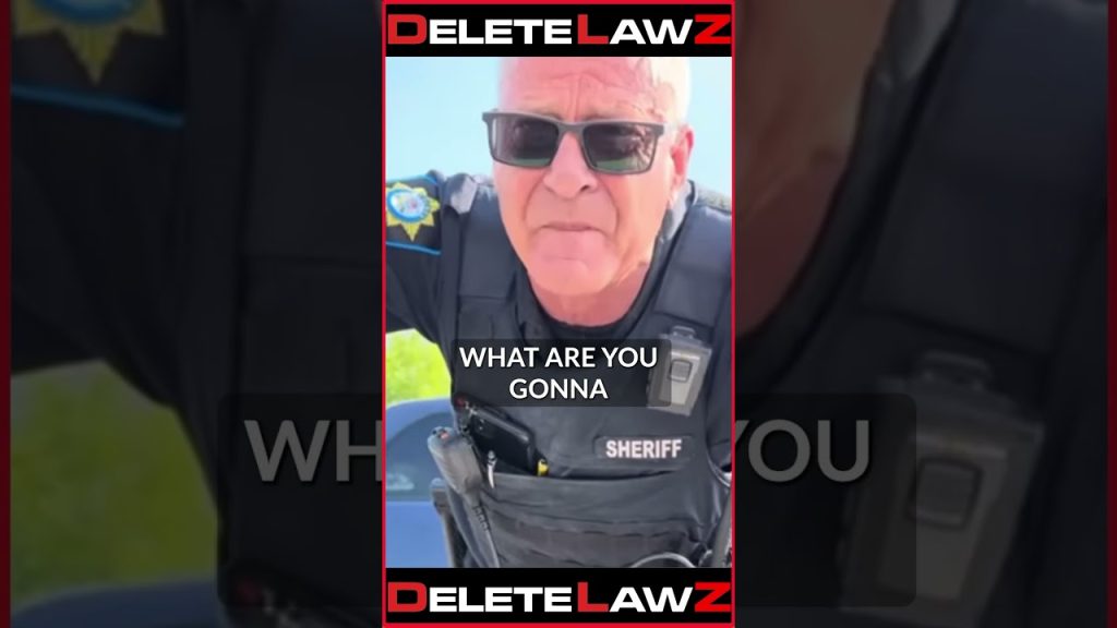 DIRTY JBTP PULLS MAN OVER TO SEE IF HE CAN ARREST HIM!