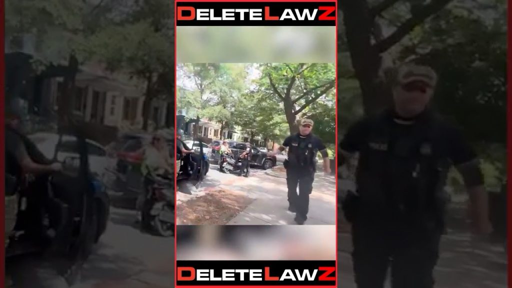UNHINGED COP PULLS HIS BATON ON MAN FOR FILMING HIM!