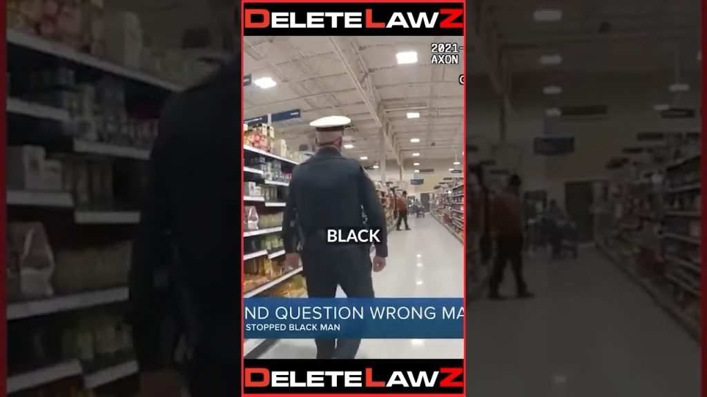 COPS PROFILE MAN IN GROCERY STORE!