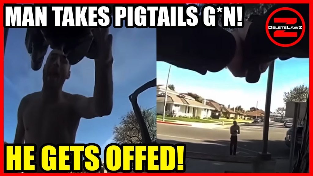 FEMALE COP GETS HER G*N TAKEN AWAY FROM HER BY A MAN!