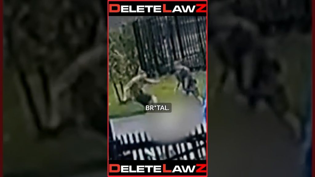PSYCHO COPS B**T MENTALLY ILL WOMAN IN THE STREET!