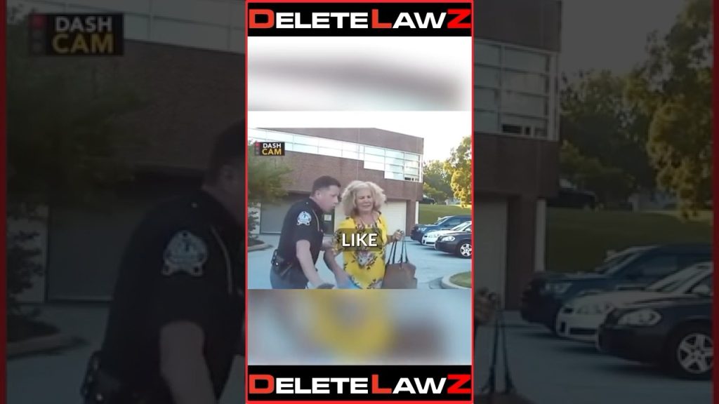 DIRTY COP TRASHES HIS CAR INTO WOMAN!