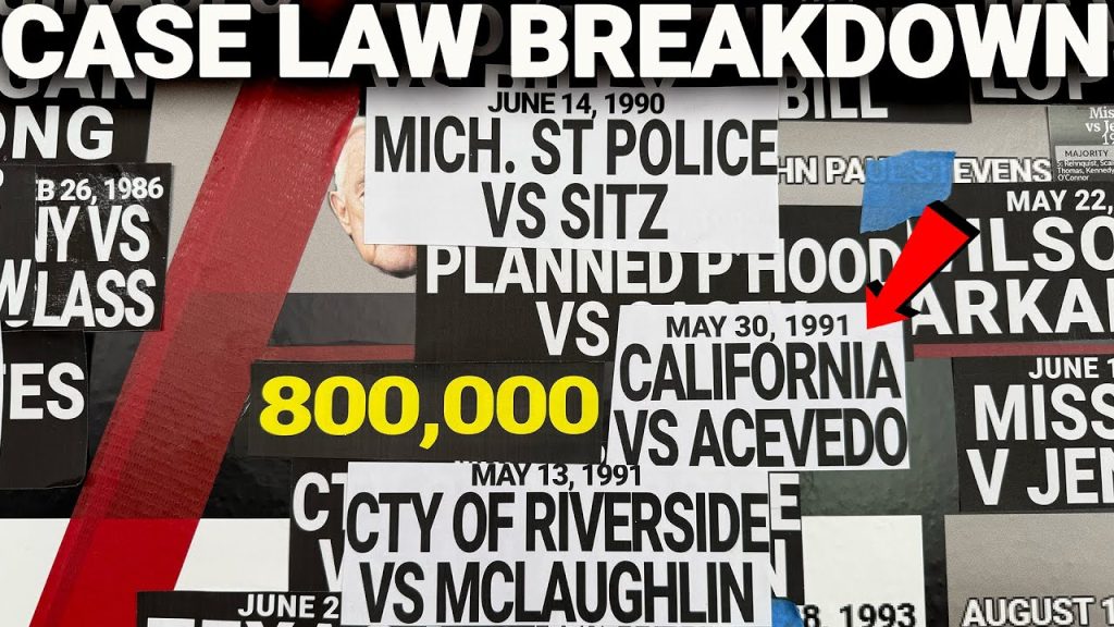 CASE LAW: CHADWICK V UNITED STATES, COUNTY OF RIVERSIDE VS ACEVADO, UNITED STATES V ROSS