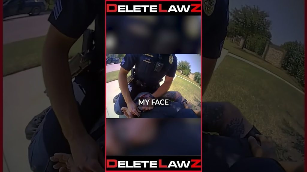 COPS REARRANGE MAN’S FACE THEN TAKE PICTURES AFTER!