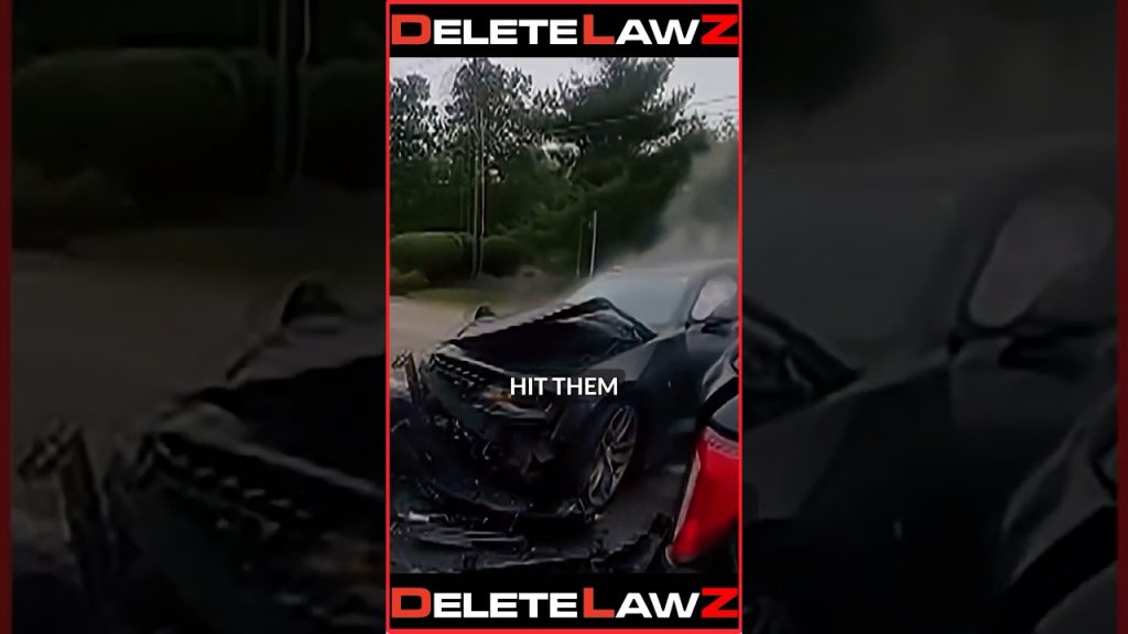 UNHINGED MAN RUNS HIS CAR INTO POLICE CRUISER!