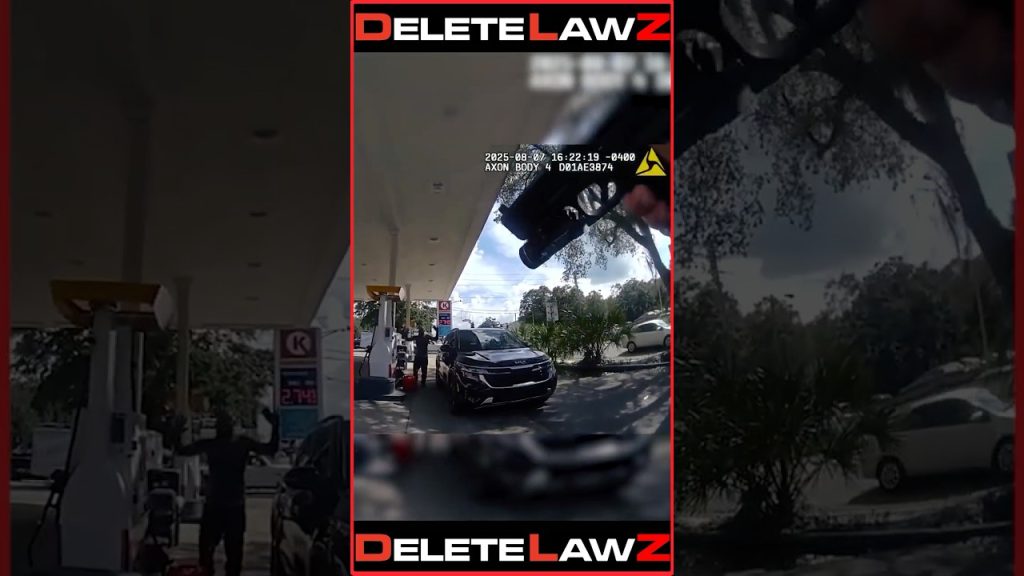 COP PULLS G*N OUT ON MAN AT A GAS PUMP MISTAKEN IT FOR A G*N