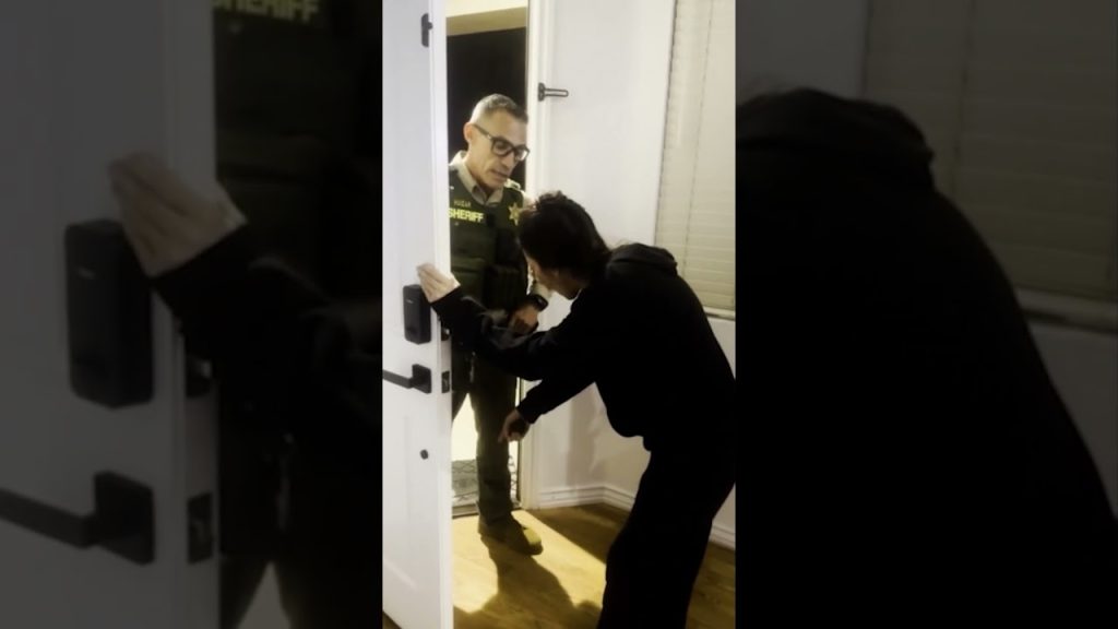Cop Claims He Owns Woman's House