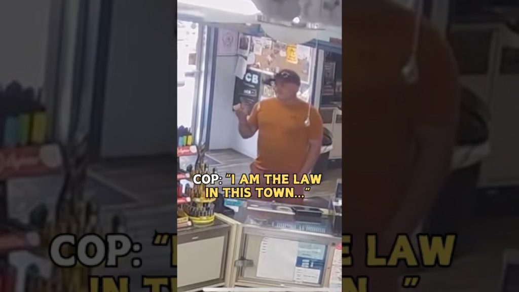 Cop Threatens Business, Gets Fired #shorts