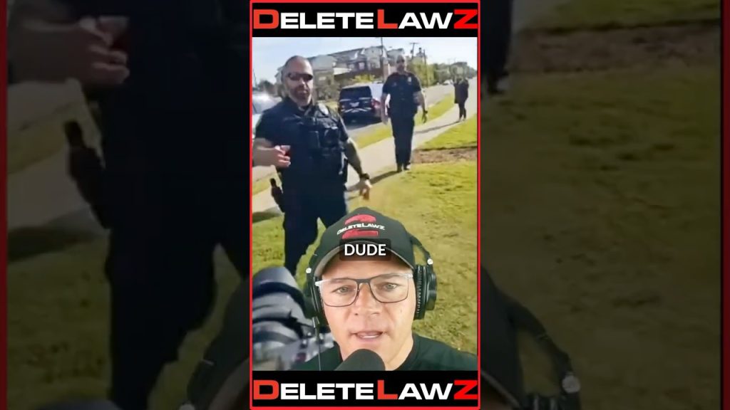 ​ @JamesFreeman1  ARRESTED FOR TELLING A COP TO SHUT UP!