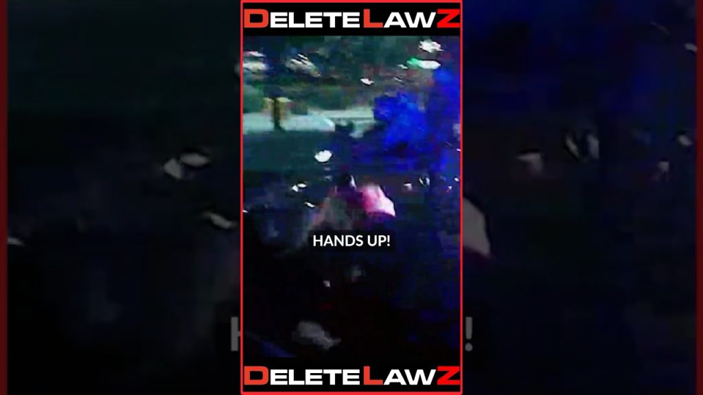 MAN OFFS COP AFTER COP RUNS UP ON HIM!