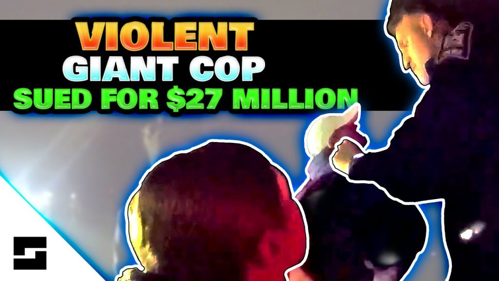 $27 MILLION Lawsuit - Giant Cop Slams Handcuffed Man On Head