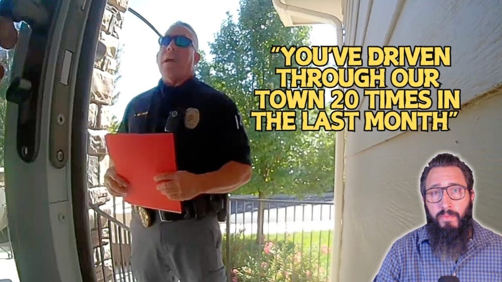 Dystopian Town Sends Lying Cop To Innocent Woman's Home