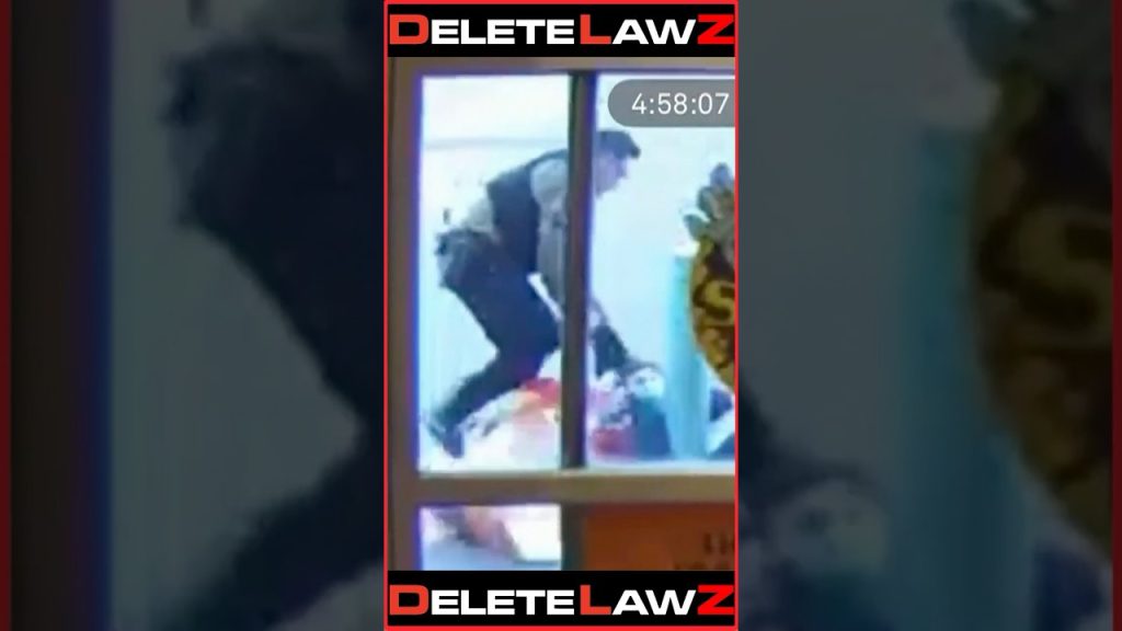 COP OFFS MAN FOR SHOPLIFTING THEN CRIES ABOUT IT!