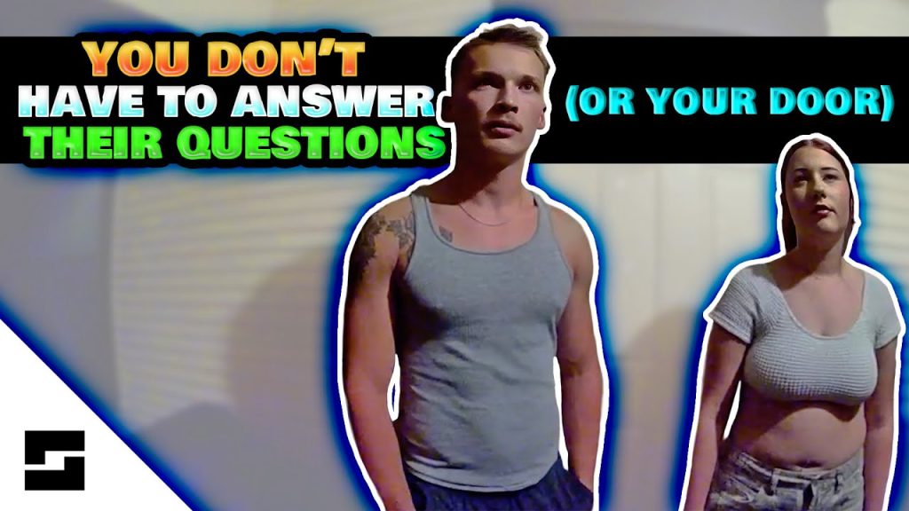 Bully Cops Demand Respect - I Don't Answer Questions.