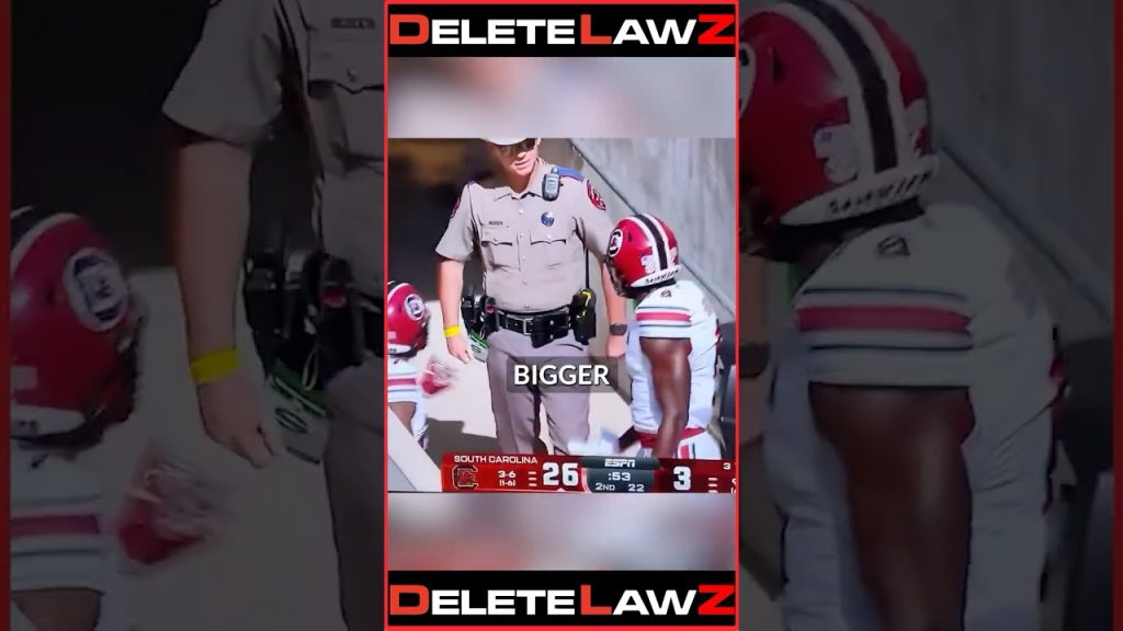 TRIGGERED COP BUMPS INTO FOOTBALL PLAYERS!