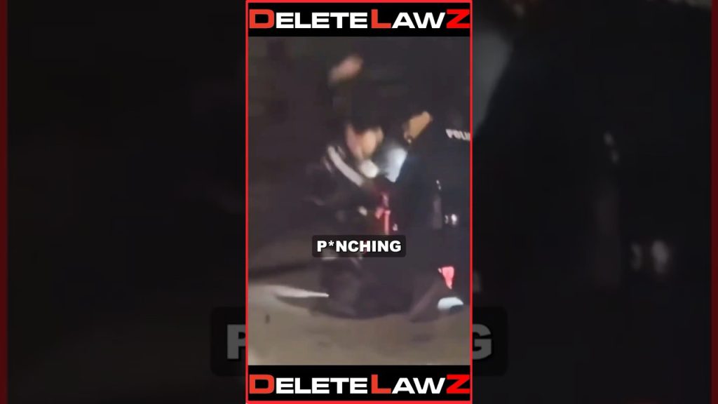 COPS P*NCHES MAN IN THE BACK OF THE HEAD (THEN LIE ABOUT IT)