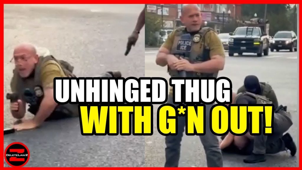 ICE AGENTS POINT GUNS AT INNOCENT CIVILIANS!