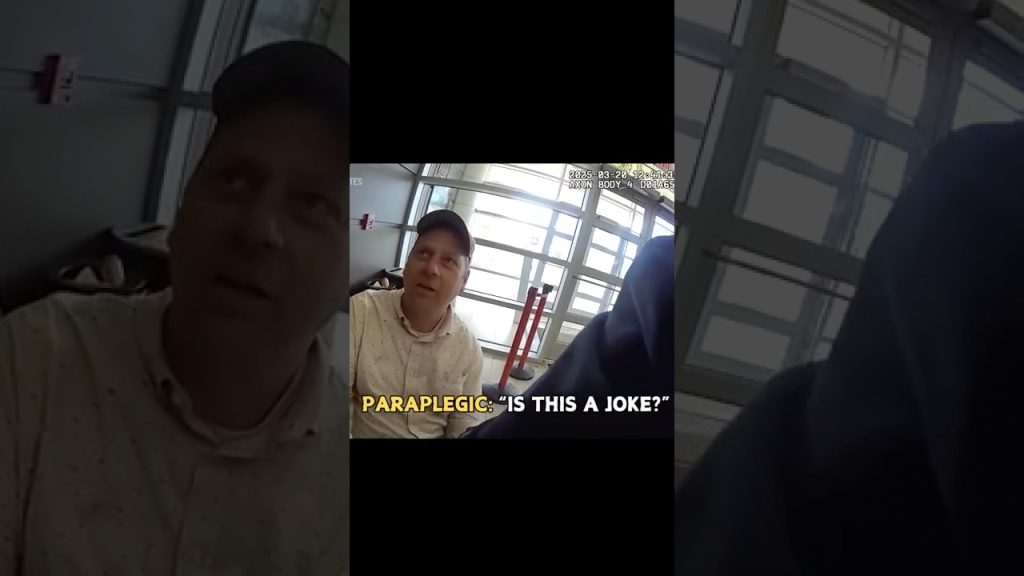 Cops Pull Paraplegic Out of Wheelchair