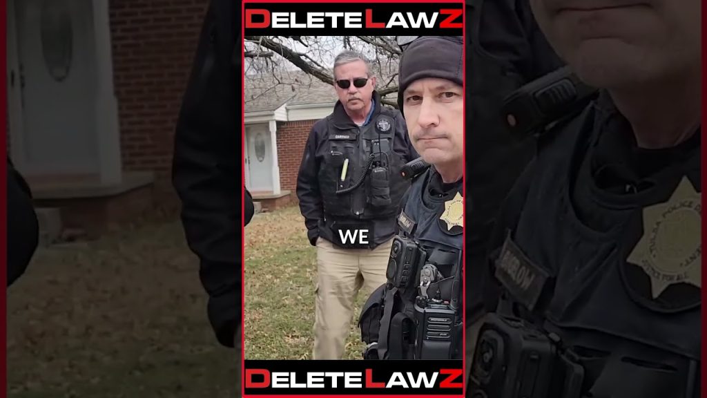 COP TRIES TO T*SE MAN BUT THINKS TWICE!