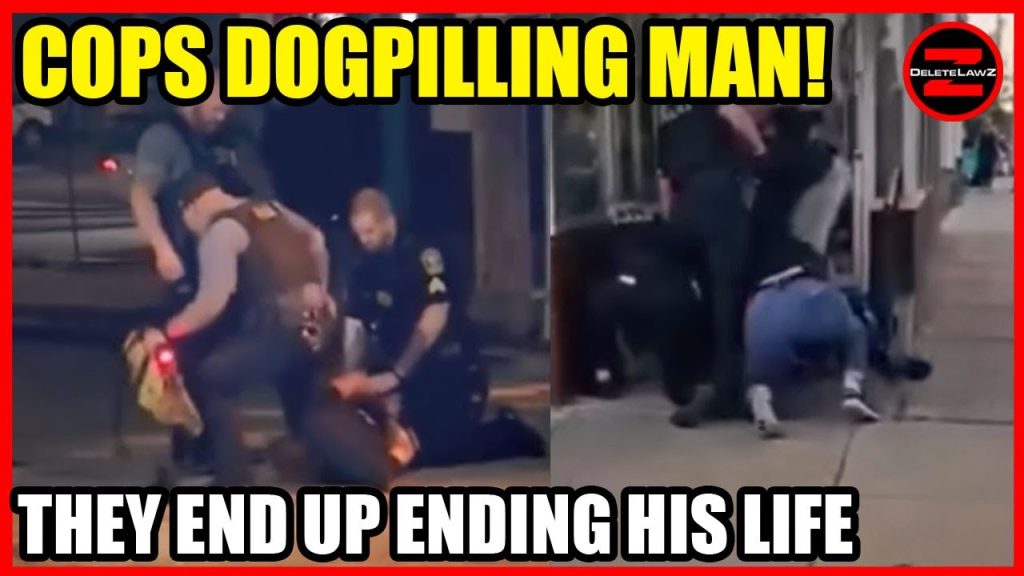 COPS DOGPILE MAN WHO LATER GETS OFFED — AND THEY FACE NO CONSEQUENCES1