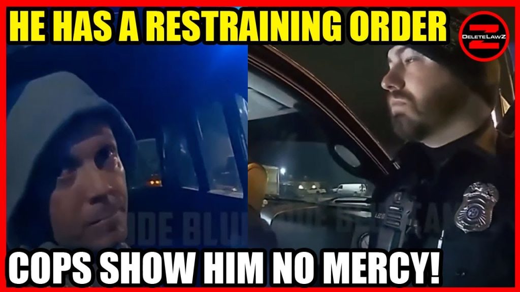 POLICE ARREST MAN FOR RESTRAINING ORDER VIOLATION WITH ZERO HESITATION!