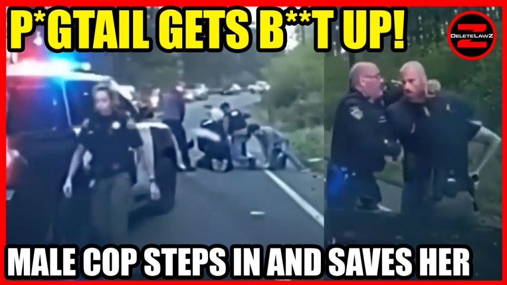 FEMALE OFFICER AMBUSHED — PARTNER RUSHES IN TO SAVE HER!