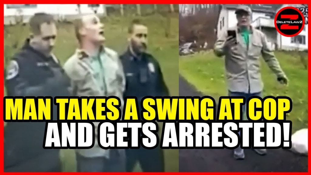 MAN TRIES TO P*NCH COP AFTER BEING @TTACKED AND ENDS UP IN JAIL