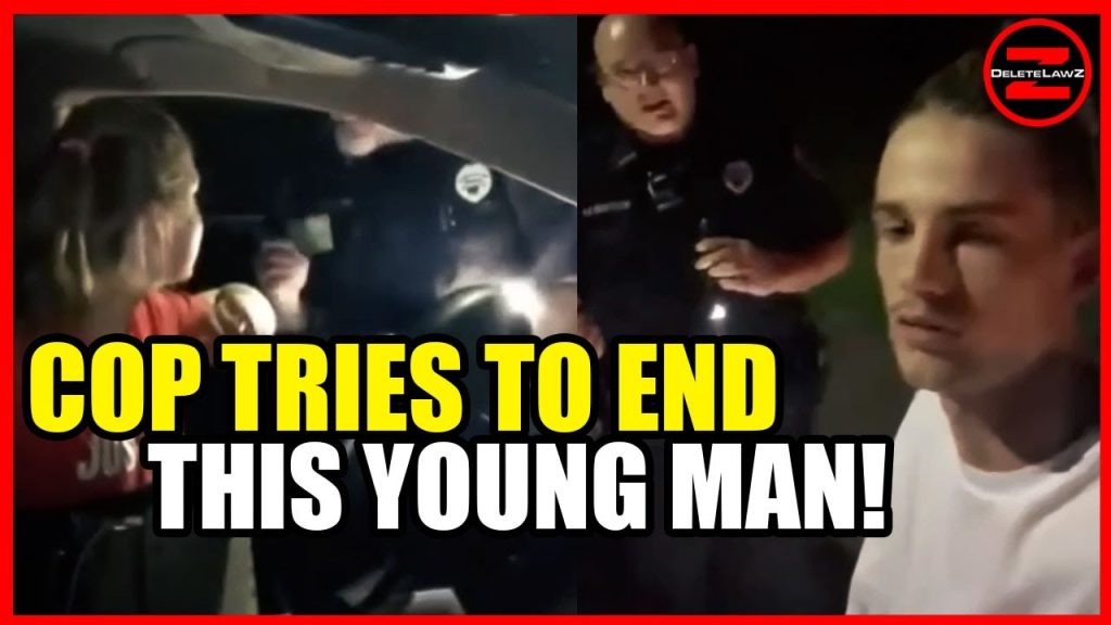 COP PULLS OVER YOUNG COUPLE AND GETS AGGRESSIVE WITH MAN DURING TRAFFIC STOP!