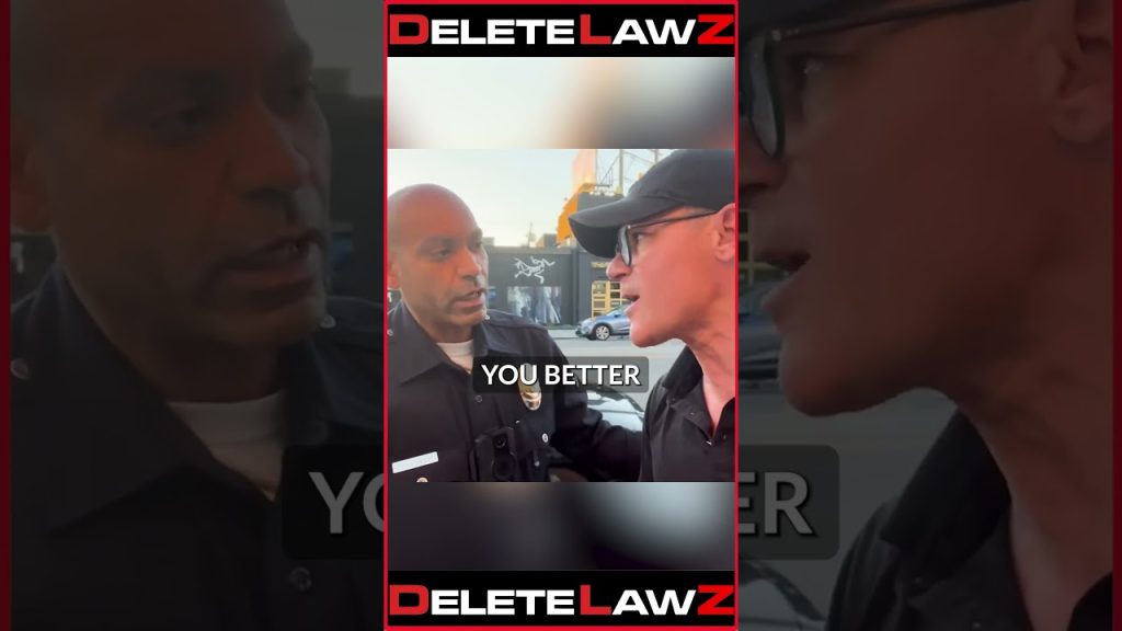 COP GETS TERRIFIED WHEN I STAND ON MY RIGHTS!