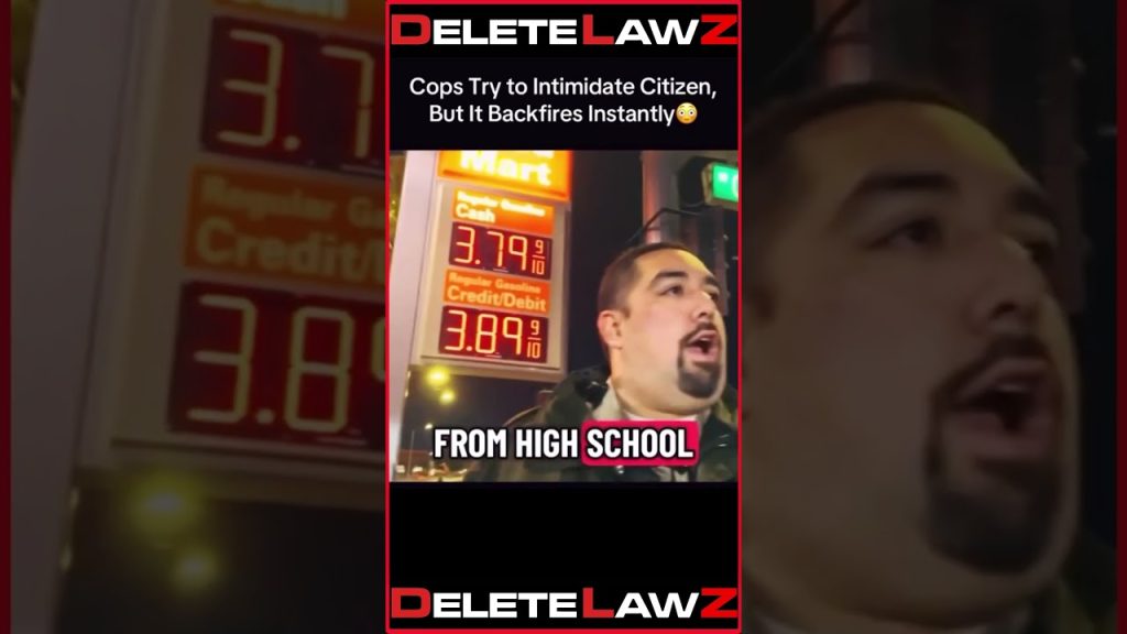 Cops Try to Intimidate Citizen, But It Backfires Instantly #fyp #police #bodycam #arrest #cop #viral