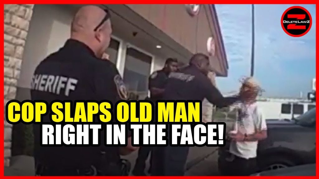 COP CAUGHT ON CAMERA SMACKING AN OLD MAN IN THE FACE 🚨 THIS IS DISTURBING