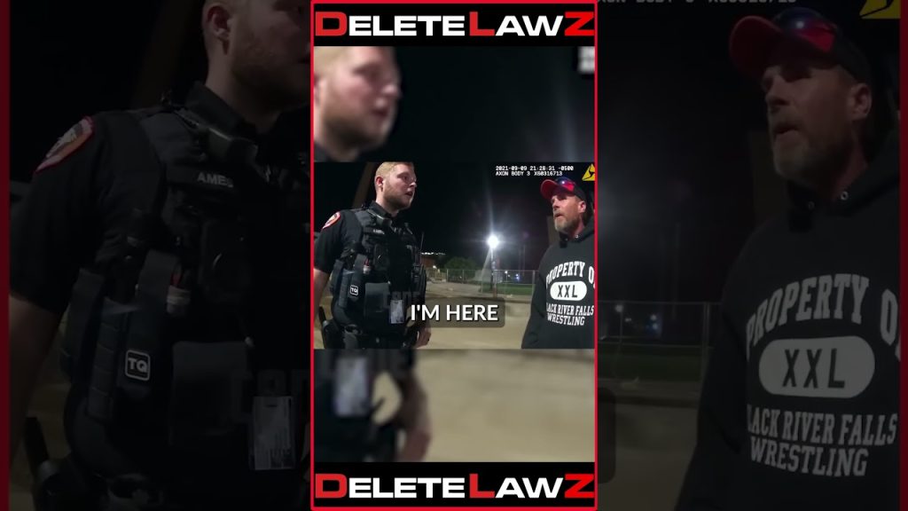 COP ARRESTS CONSTRUCTION WORKER!