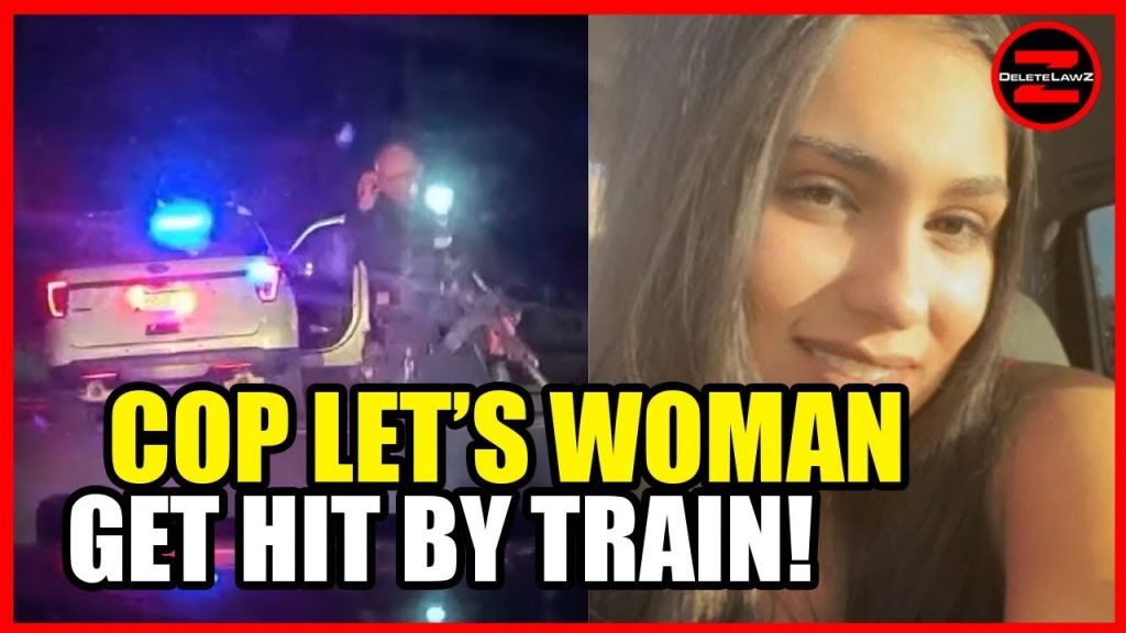 Cop Leaves Woman Handcuffed in Car, Hit by Speeding Train!