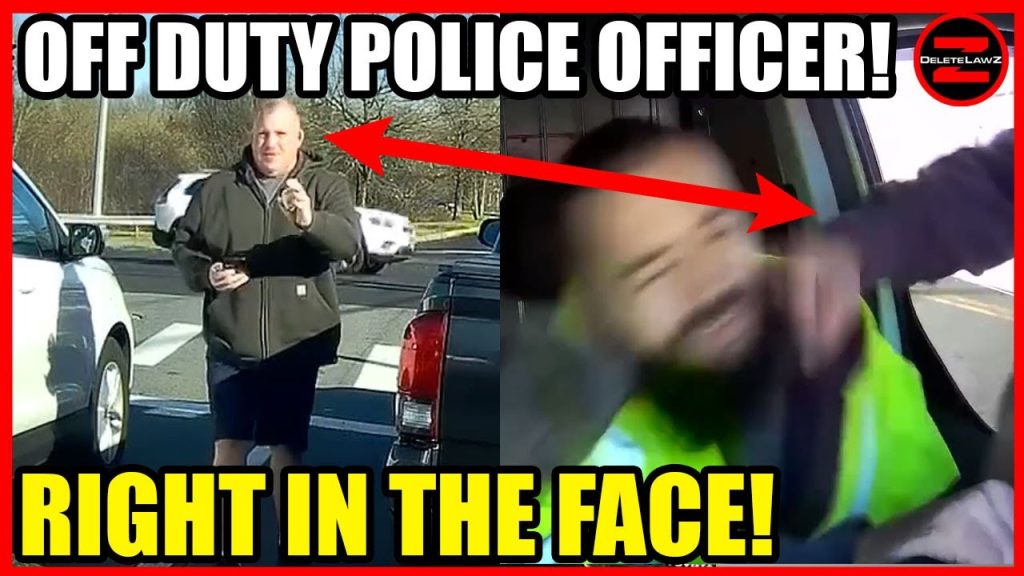 COP GETS AWAY WITH P*NCHING DRIVER IN THE FACE!