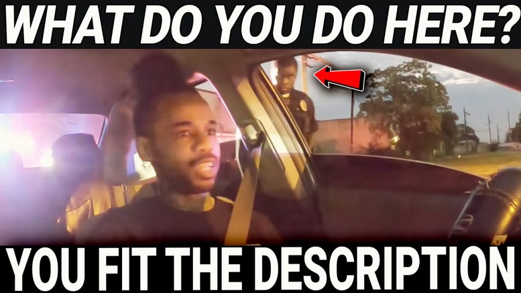 YOU'RE PULLED OVER BECAUSE YOU FIT THE DESCRIPTION; WHAT DO YOU DO?